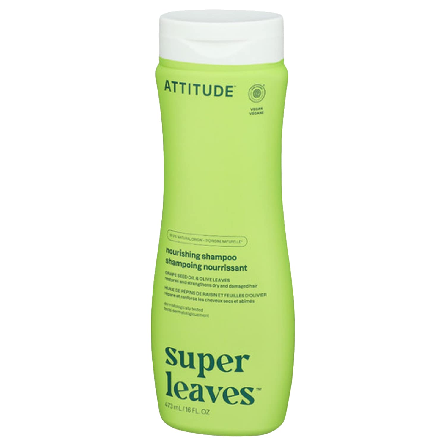 Attitude Super Leaves, Nourishing Shampoo, Grape Seed Oil & Olive Leaves
